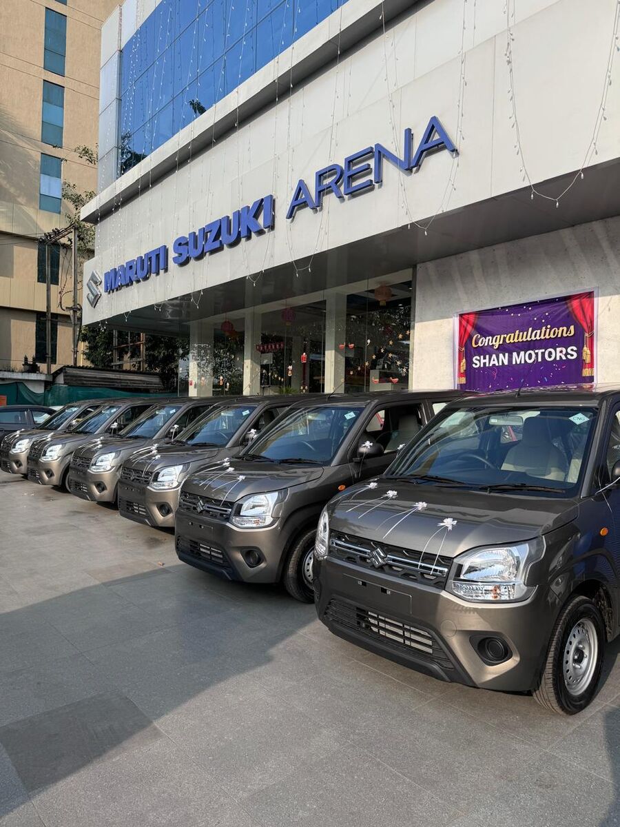 Happy customer with new car